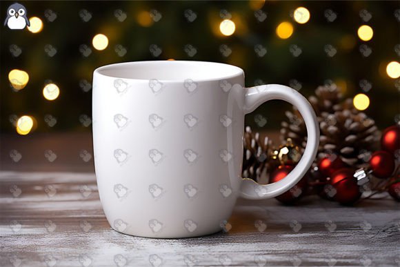 Christmas Mug Mockup 19: A Perfect Graphics Tool for Mugs Amp