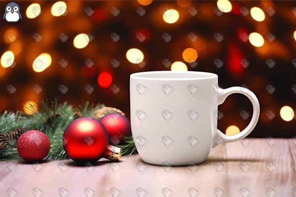 Christmas Mug Mockup 5: A Graphics Asset for Mugs Amp