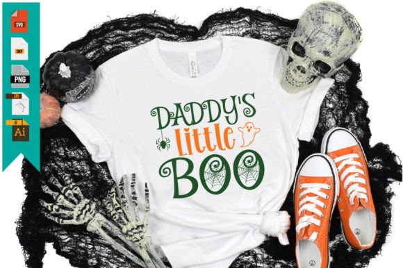 Daddy s Little Boo Graphics for T-Shirt Designs