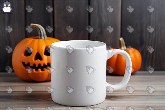 Halloween Mug Mockup 4: A Must for Graphics and Mugs Amp