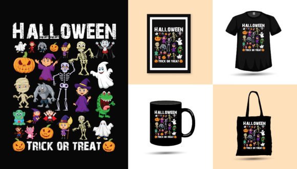 Halloween Tshirt Design: A Versatile Graphics Asset