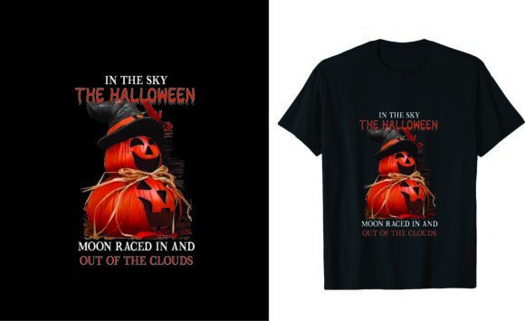 In the Sky, the Halloween Moon Raced in Graphics