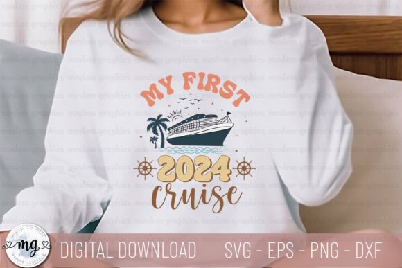 My First Cruise - SVG: A Versatile Graphic for T-Shirt Designs