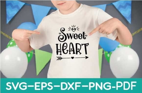 Sweet Heart Svg: A Versatile Graphics Asset for T-Shirt Designs